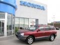 2003 Merlot Red Hyundai Santa Fe LX 4WD  photo #1