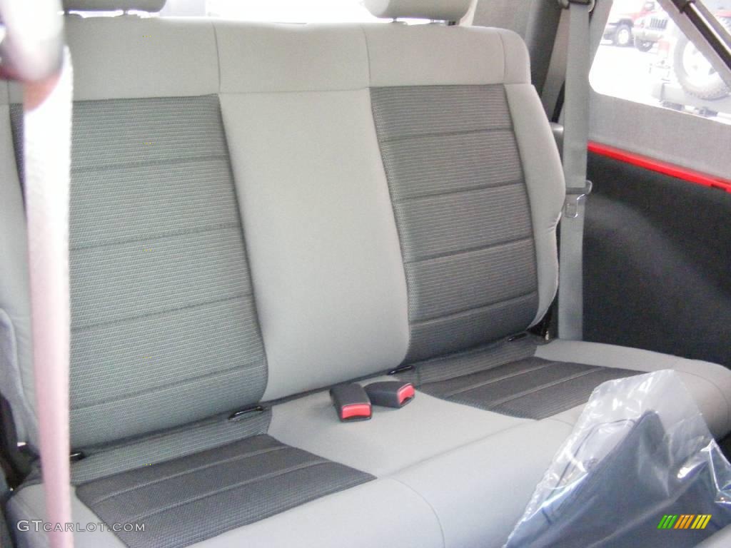 2009 Wrangler X 4x4 - Flame Red / Dark Slate Gray/Medium Slate Gray photo #9