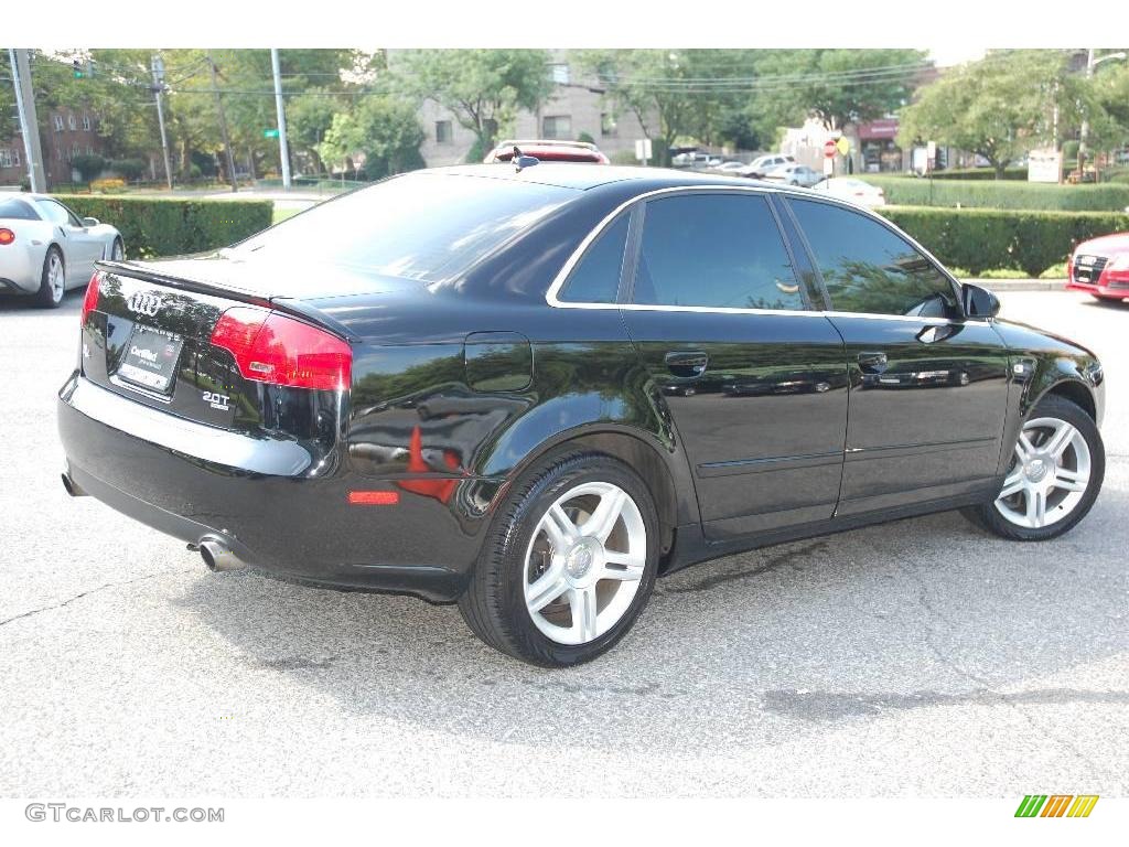 2007 A4 2.0T quattro Sedan - Brilliant Black / Ebony photo #5