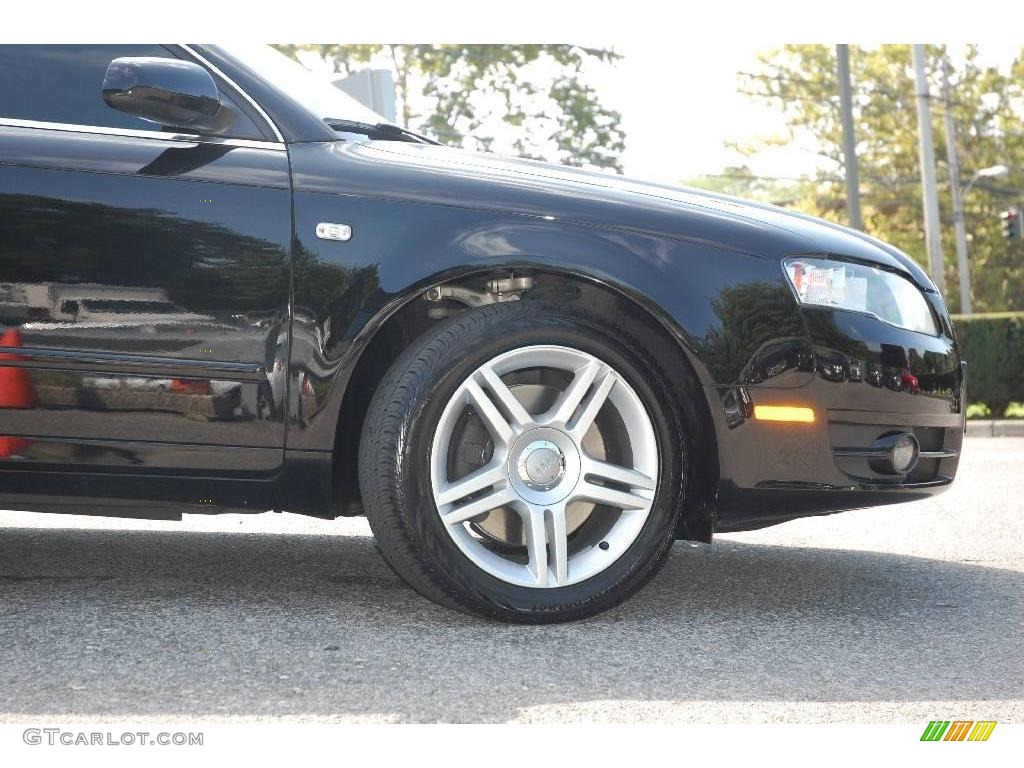 2007 A4 2.0T quattro Sedan - Brilliant Black / Ebony photo #9