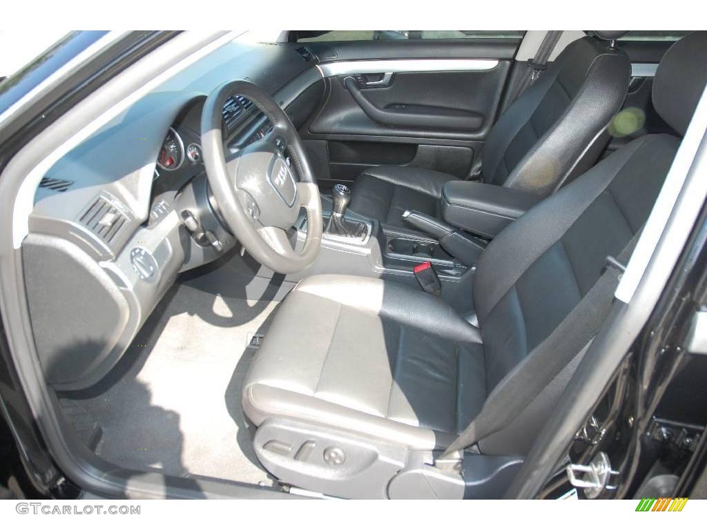 2007 A4 2.0T quattro Sedan - Brilliant Black / Ebony photo #13
