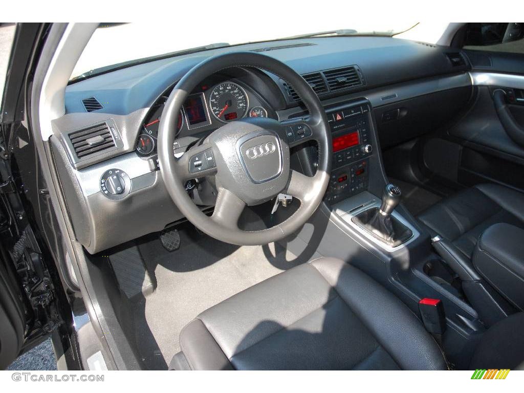 2007 A4 2.0T quattro Sedan - Brilliant Black / Ebony photo #14