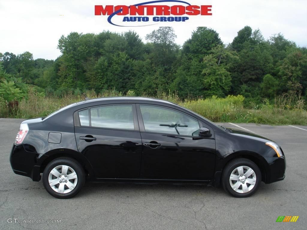 2007 Sentra 2.0 - Super Black / Charcoal/Steel photo #1