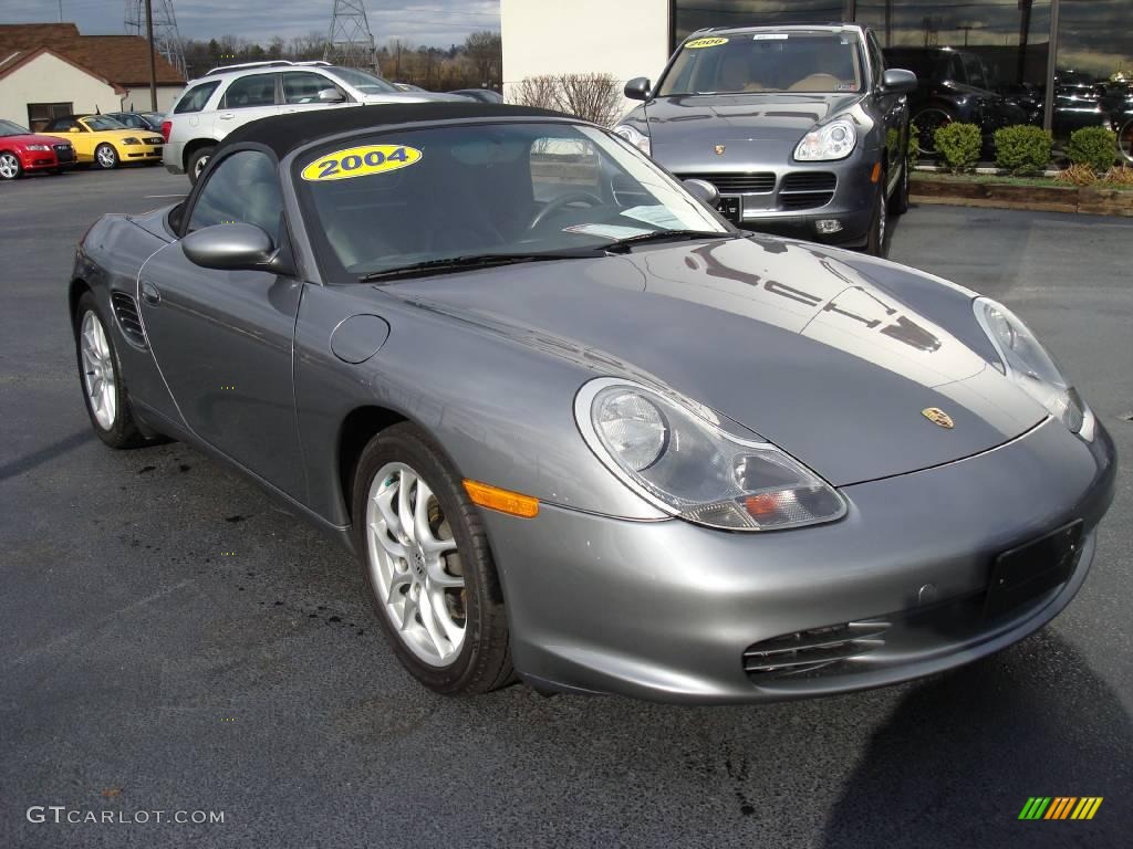 2004 Boxster  - Seal Grey Metallic / Black photo #18