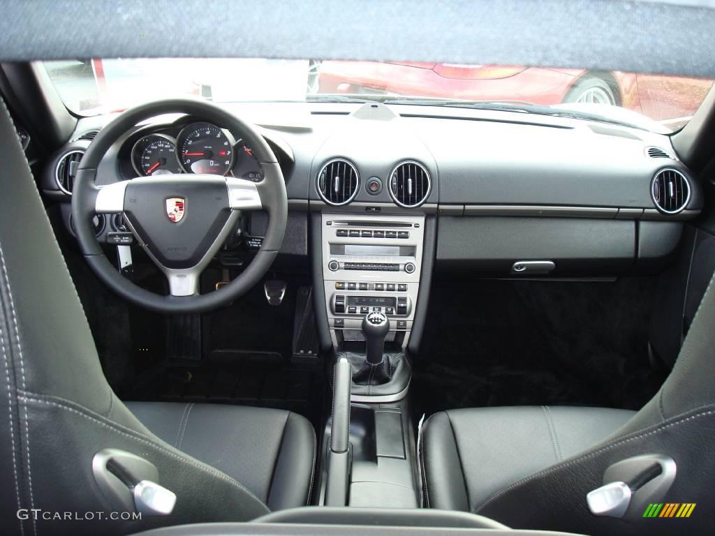 2008 Porsche Cayman Standard Cayman Model Black Dashboard Photo #1638555