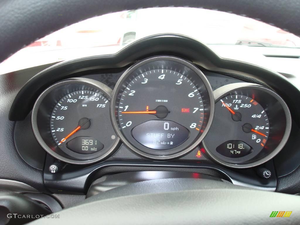 2008 Porsche Cayman Standard Cayman Model Gauges Photo #1638590