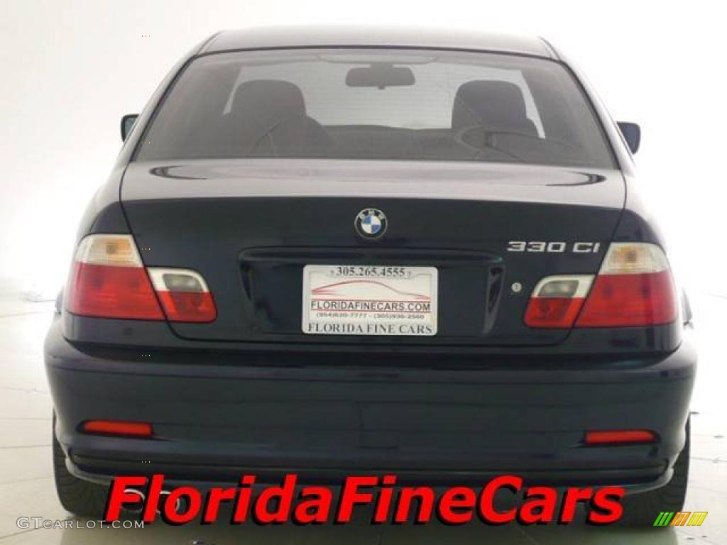 2003 3 Series 330i Coupe - Orient Blue Metallic / Sand photo #6