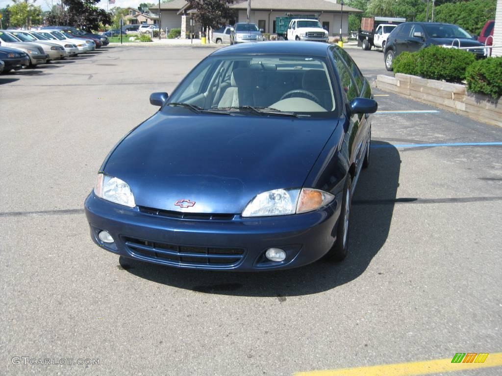 2002 Cavalier Z24 Sedan - Indigo Blue Metallic / Neutral photo #13