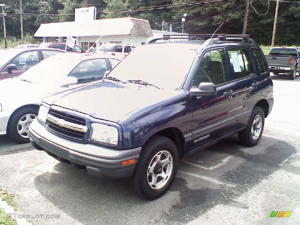 2001 Tracker Hardtop 4WD - Dark Blue Metallic / Medium Gray photo #1