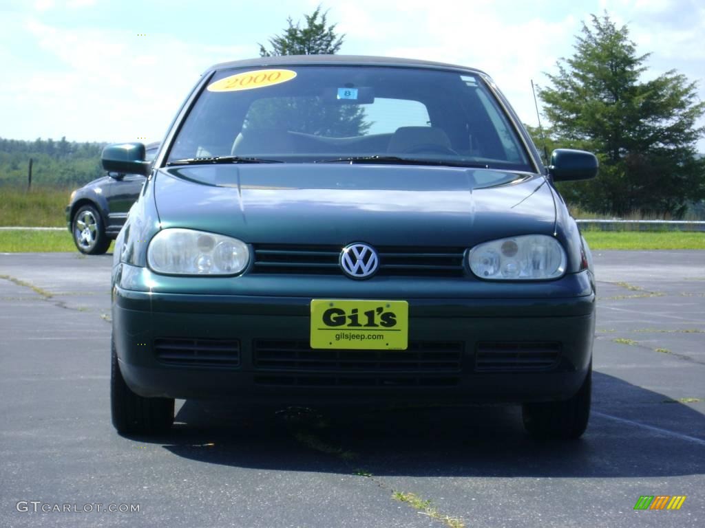 2000 Cabrio GL - Bright Green Pearl / Beige photo #2