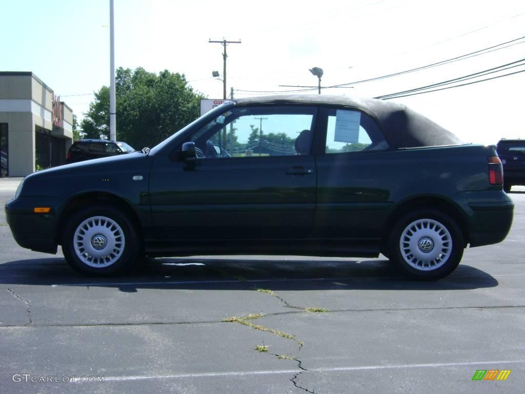 2000 Cabrio GL - Bright Green Pearl / Beige photo #4