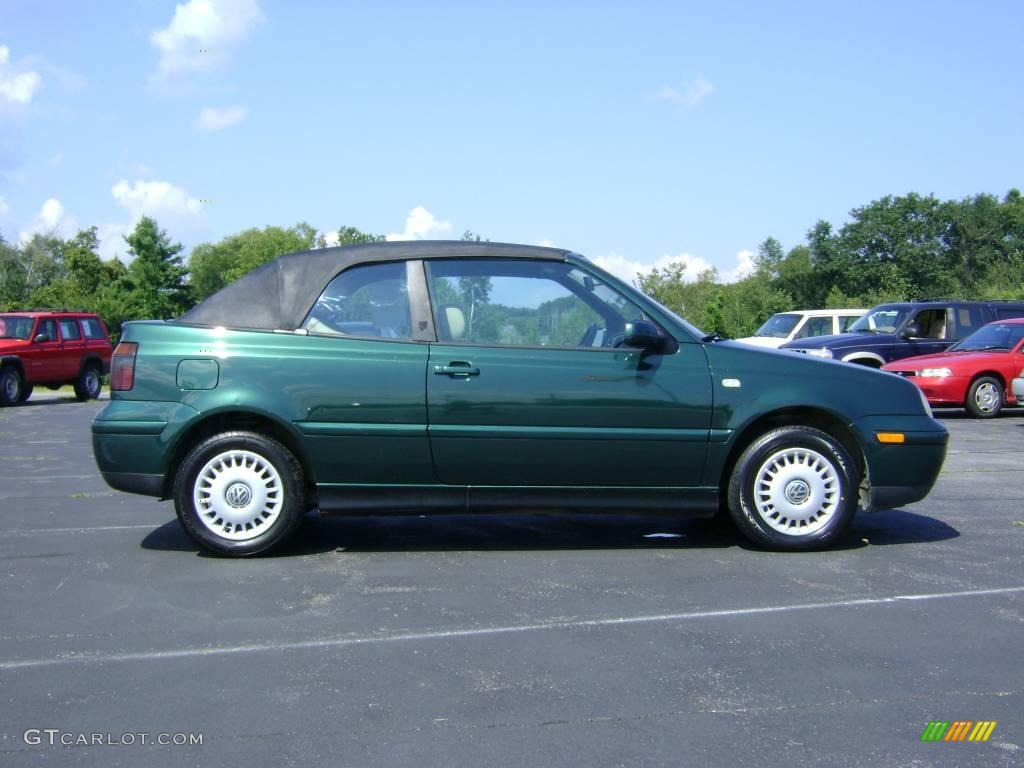 2000 Cabrio GL - Bright Green Pearl / Beige photo #8