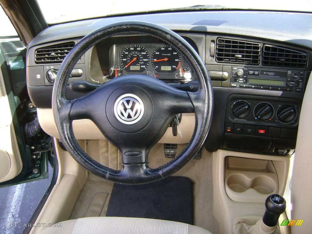 2000 Cabrio GL - Bright Green Pearl / Beige photo #12