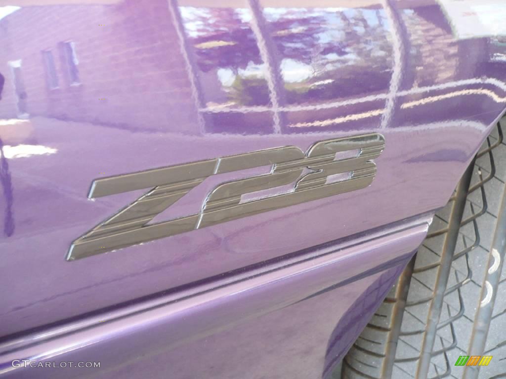 1998 Camaro Z28 Convertible - Bright Purple Metallic / Dark Grey photo #11