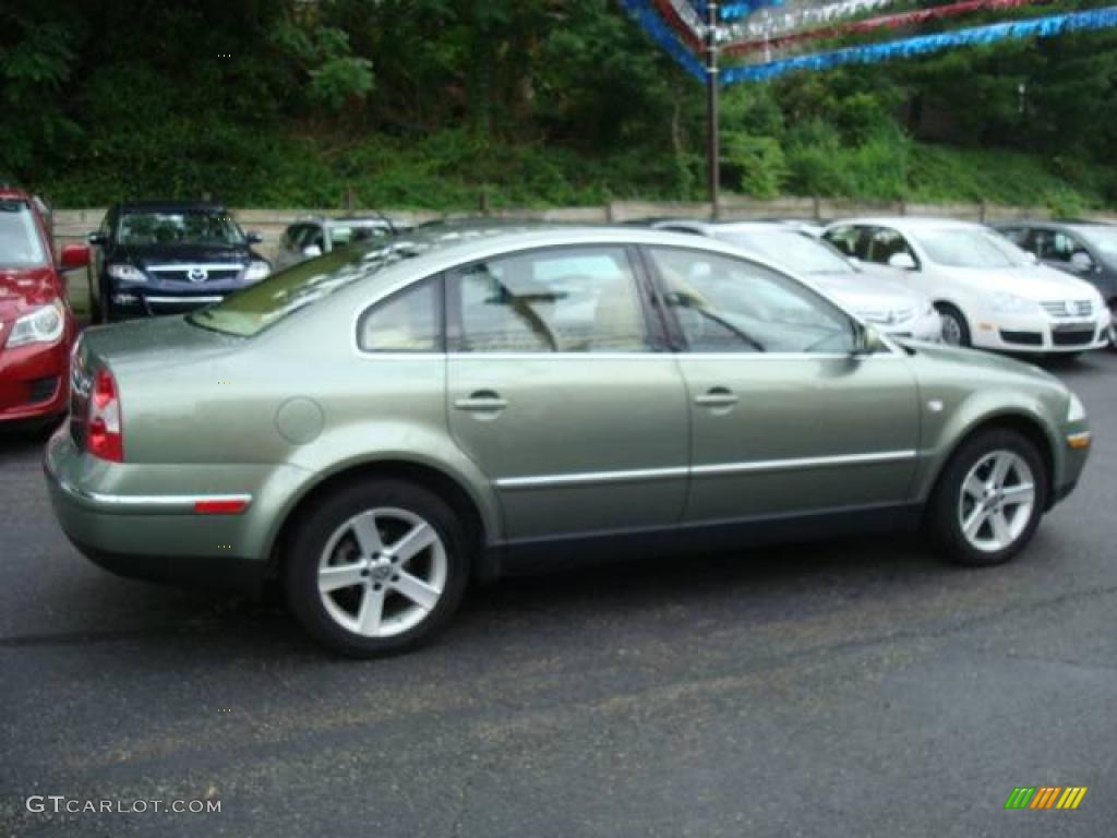 2004 Passat GLX 4Motion Sedan - Fresco Green Metallic / Beige photo #6