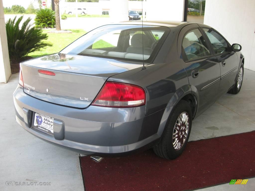 2001 Sebring LX Sedan - Steel Blue Pearlcoat / Dark Slate Gray photo #5