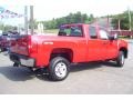 2009 Victory Red Chevrolet Silverado 2500HD Work Truck Extended Cab 4x4  photo #5