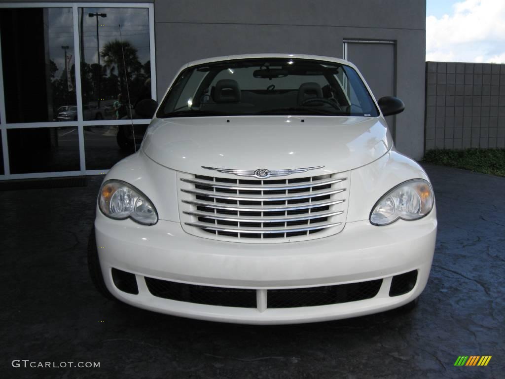 2006 PT Cruiser Convertible - Cool Vanilla White / Pastel Slate Gray photo #4
