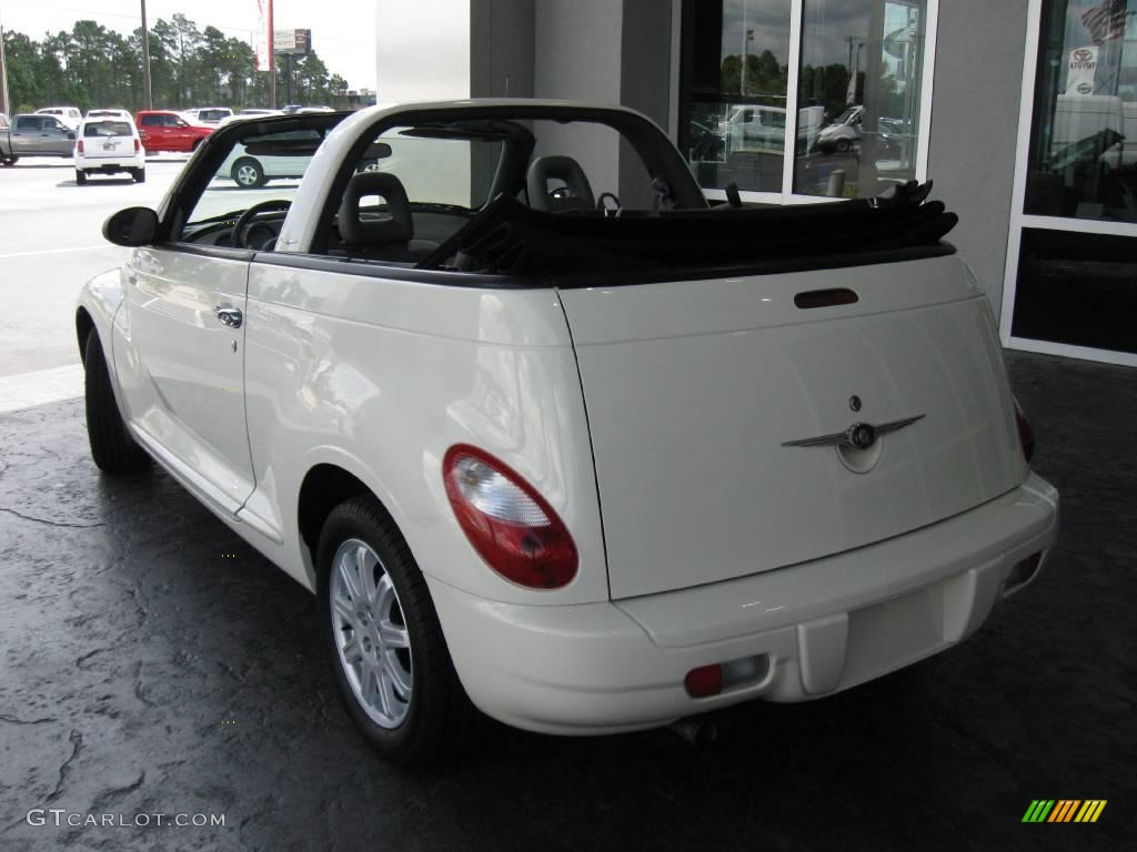 2006 PT Cruiser Convertible - Cool Vanilla White / Pastel Slate Gray photo #8