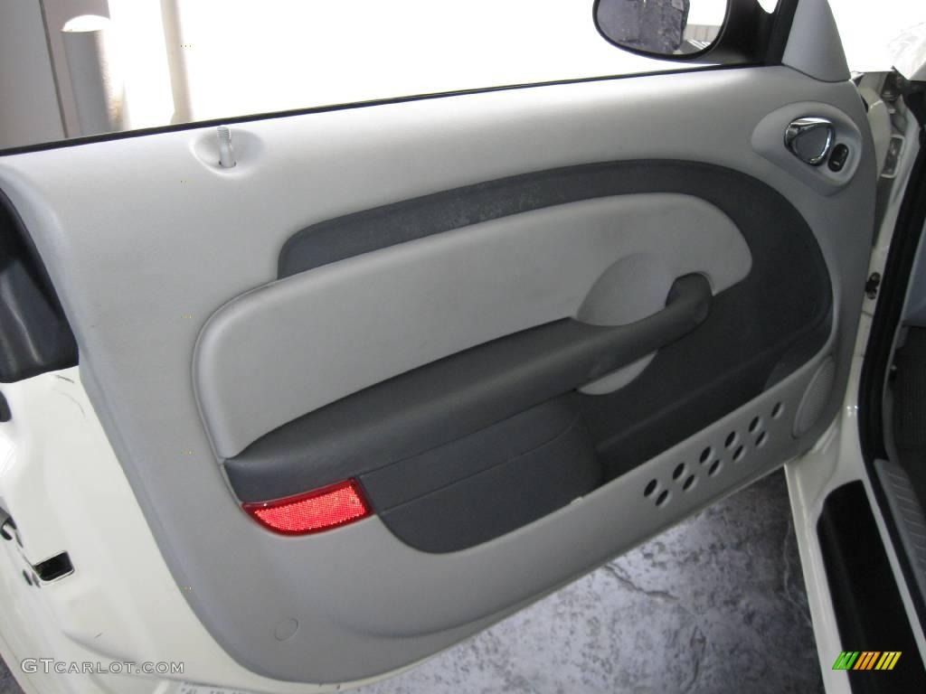2006 PT Cruiser Convertible - Cool Vanilla White / Pastel Slate Gray photo #12