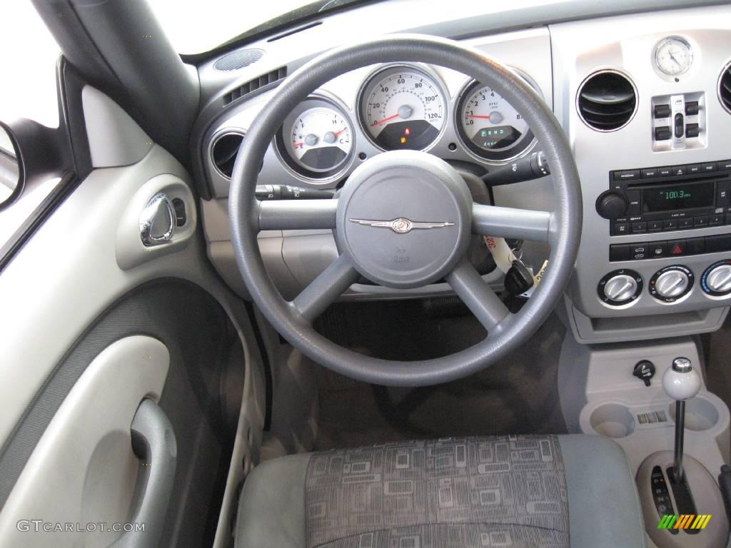 2006 PT Cruiser Convertible - Cool Vanilla White / Pastel Slate Gray photo #15