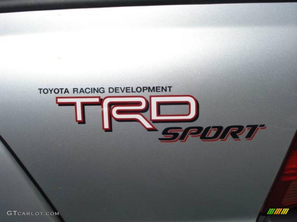 2008 Tacoma V6 PreRunner TRD Sport Double Cab - Silver Streak Mica / Graphite Gray photo #22