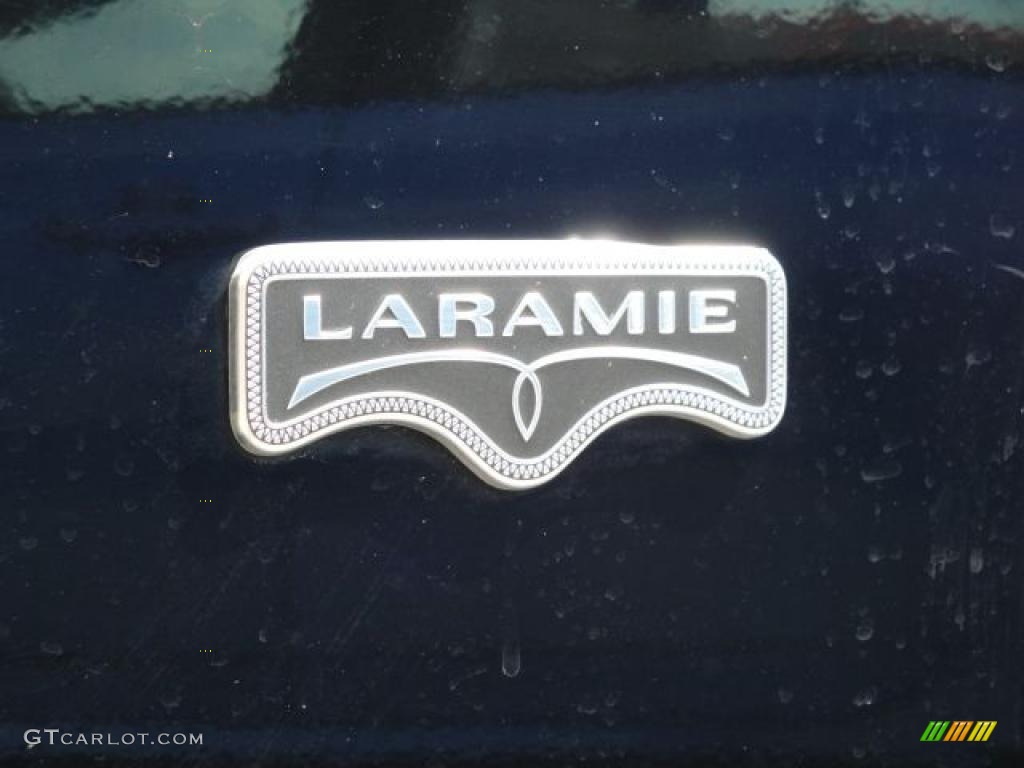 2006 Ram 1500 Laramie Quad Cab - Black / Medium Slate Gray photo #14