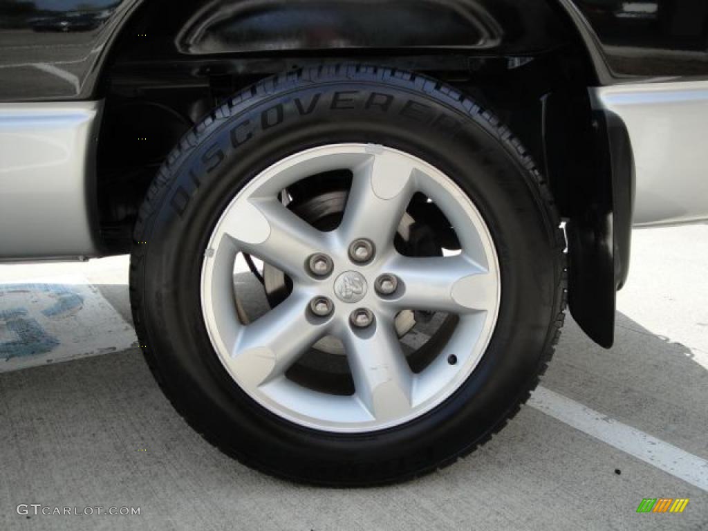 2006 Ram 1500 Laramie Quad Cab - Black / Medium Slate Gray photo #33