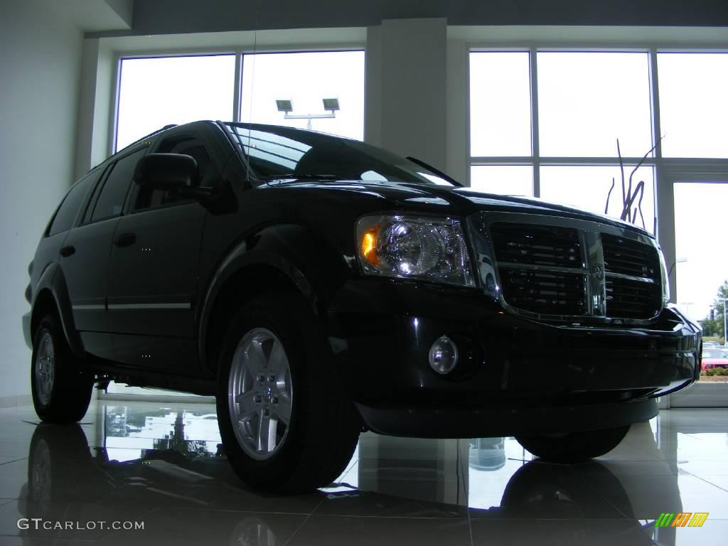 2009 Durango SLT - Brilliant Black Crystal Pearl Coat / Dark Slate Gray/Light Slate Gray photo #1