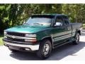 1999 Meadow Green Metallic Chevrolet Silverado 2500 LS Extended Cab 4x4  photo #1