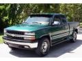 1999 Meadow Green Metallic Chevrolet Silverado 2500 LS Extended Cab 4x4 #16384912