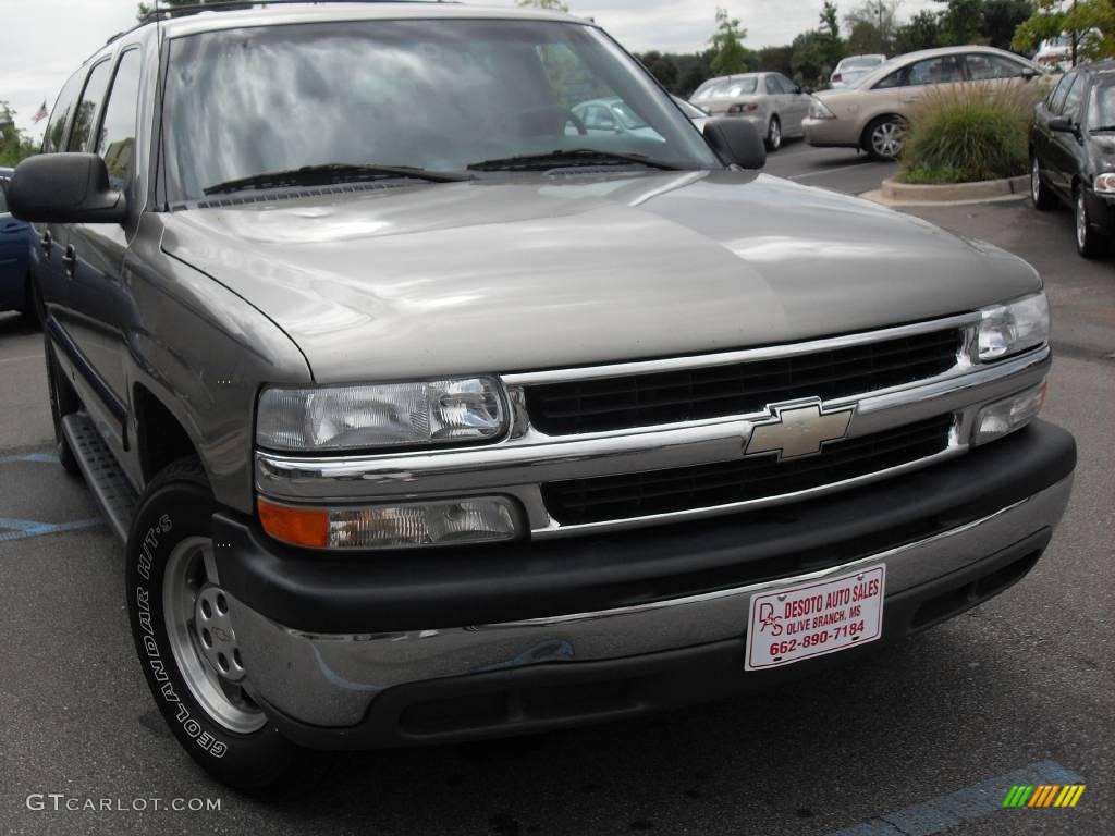 2001 Suburban 1500 LS - Light Pewter Metallic / Light Gray/Neutral photo #4