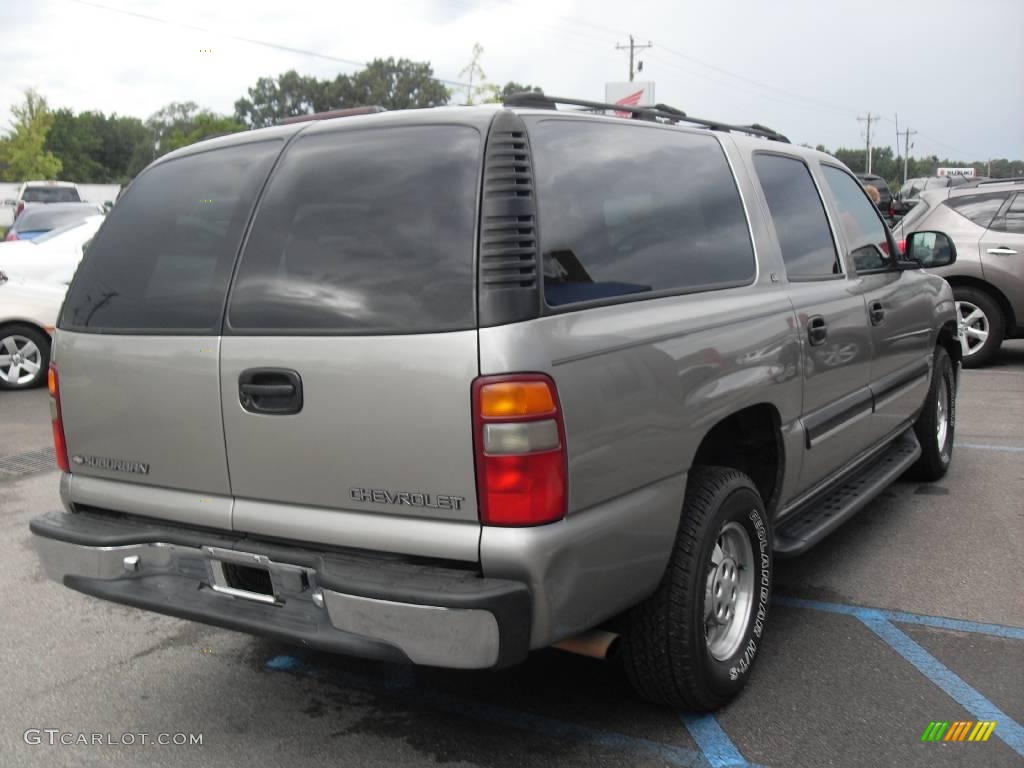 2001 Suburban 1500 LS - Light Pewter Metallic / Light Gray/Neutral photo #6