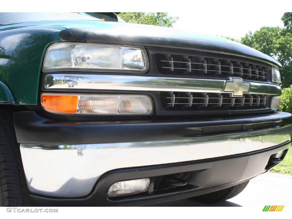 1999 Silverado 2500 LS Extended Cab 4x4 - Meadow Green Metallic / Medium Oak photo #17
