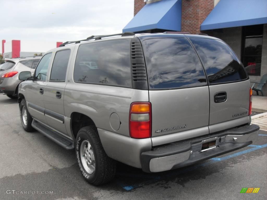 2001 Suburban 1500 LS - Light Pewter Metallic / Light Gray/Neutral photo #8