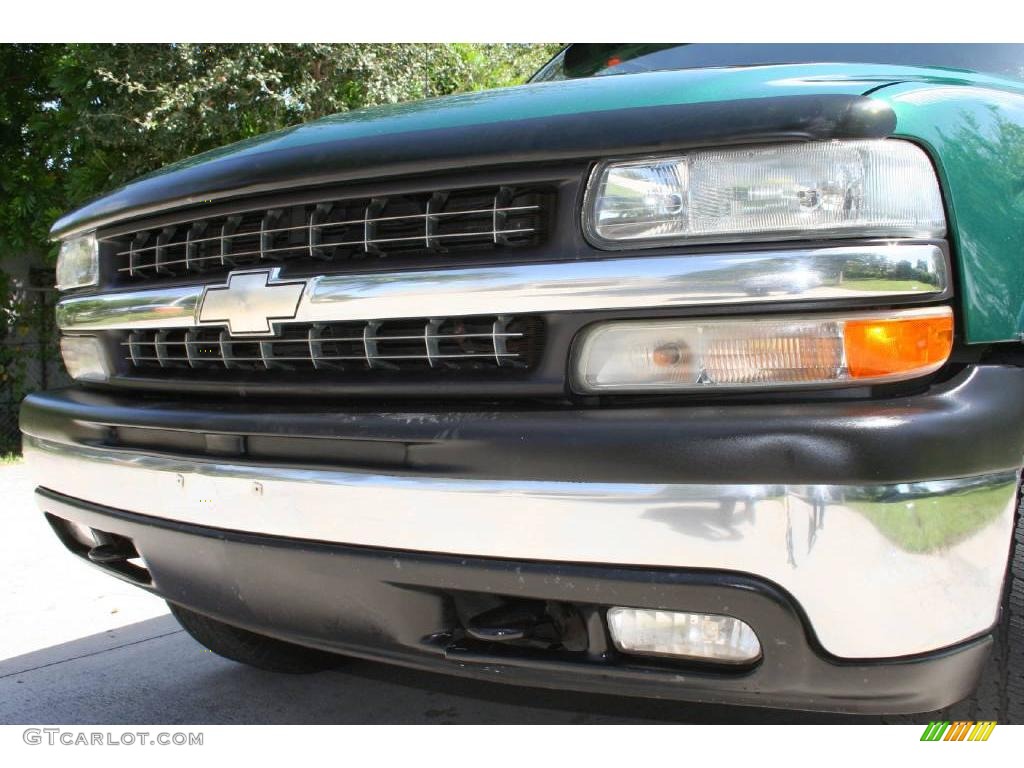 1999 Silverado 2500 LS Extended Cab 4x4 - Meadow Green Metallic / Medium Oak photo #18