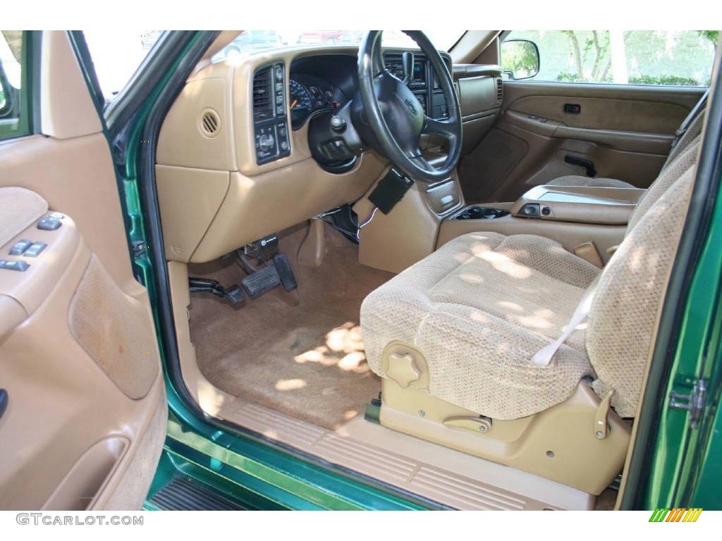 1999 Silverado 2500 LS Extended Cab 4x4 - Meadow Green Metallic / Medium Oak photo #27