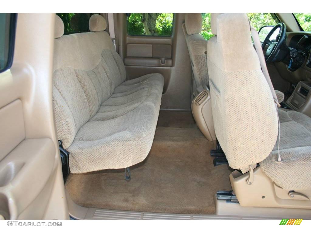 1999 Silverado 2500 LS Extended Cab 4x4 - Meadow Green Metallic / Medium Oak photo #50