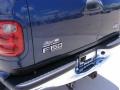 2002 True Blue Metallic Ford F150 Lariat SuperCrew 4x4  photo #18