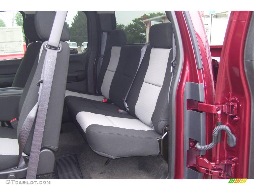 2009 Silverado 1500 LS Extended Cab 4x4 - Deep Ruby Red Metallic / Dark Titanium photo #13