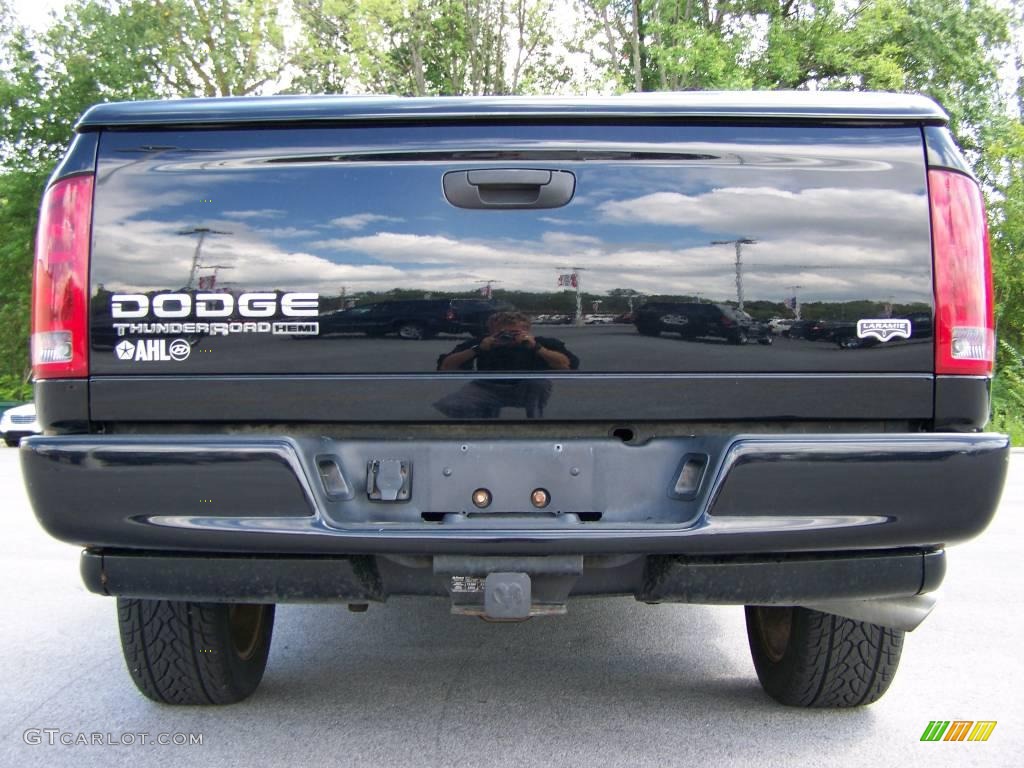 2003 Ram 1500 Thunder Road Quad Cab - Black / Dark Slate Gray photo #6