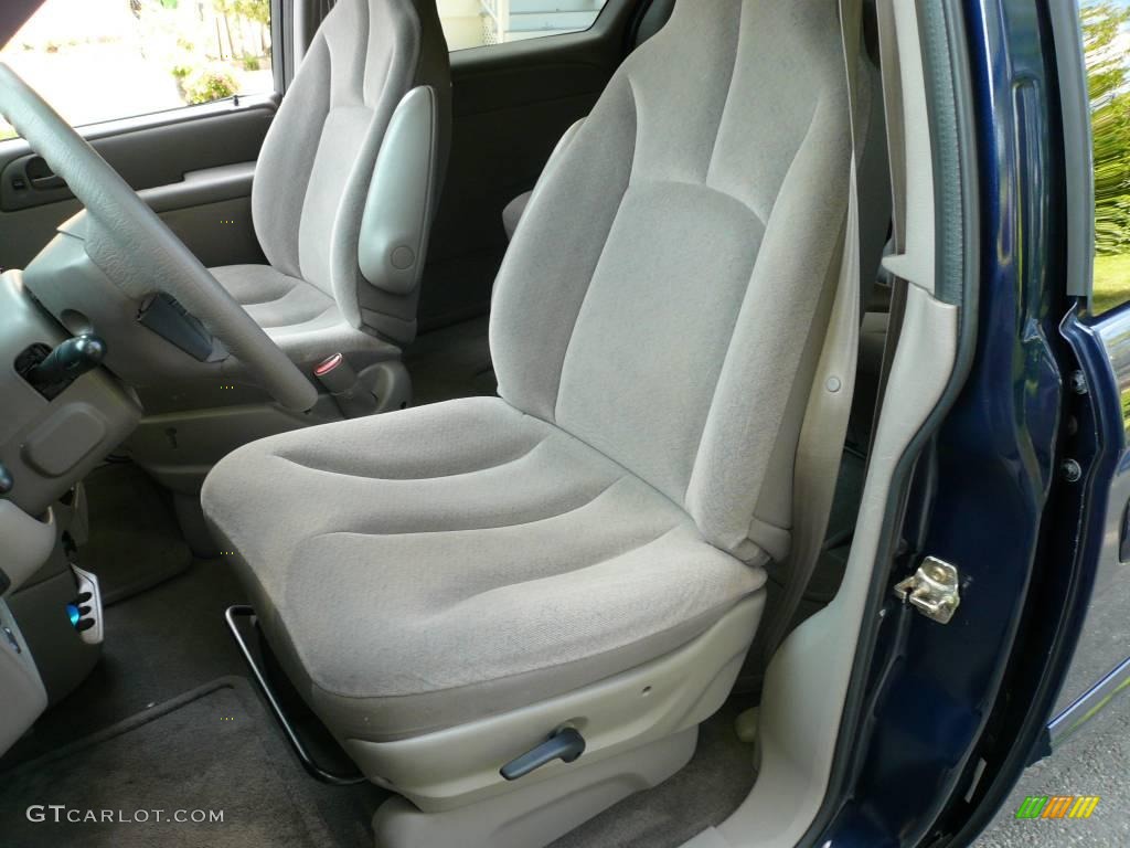 2003 Town & Country LX - Midnight Blue Pearl / Gray photo #6