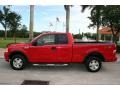 2004 Bright Red Ford F150 FX4 SuperCab 4x4  photo #3