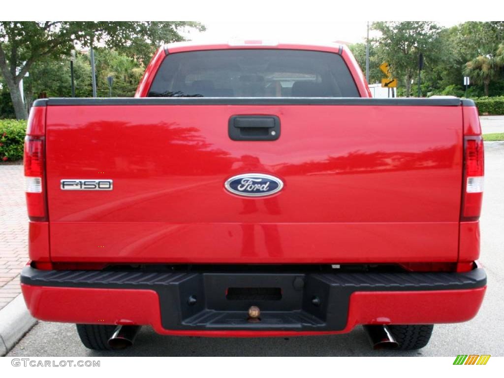 2004 F150 FX4 SuperCab 4x4 - Bright Red / Black/Medium Flint photo #22