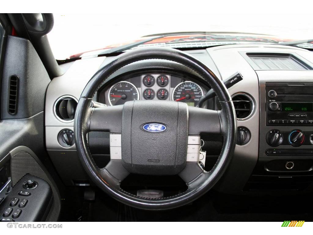 2004 F150 FX4 SuperCab 4x4 - Bright Red / Black/Medium Flint photo #57