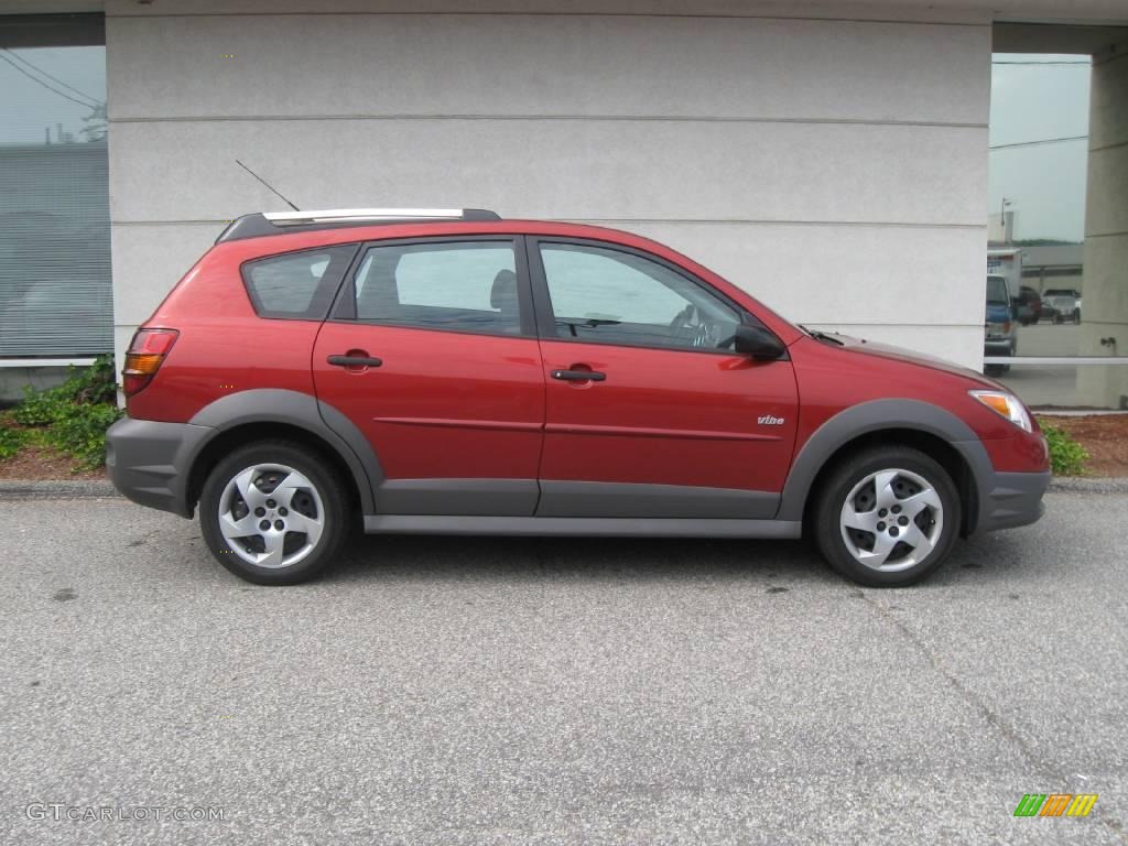2008 Vibe  - Salsa Red / Slate photo #2
