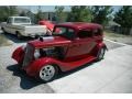 Red Metallic 1933 Ford Model B 2 Door Sedan Hot Rod