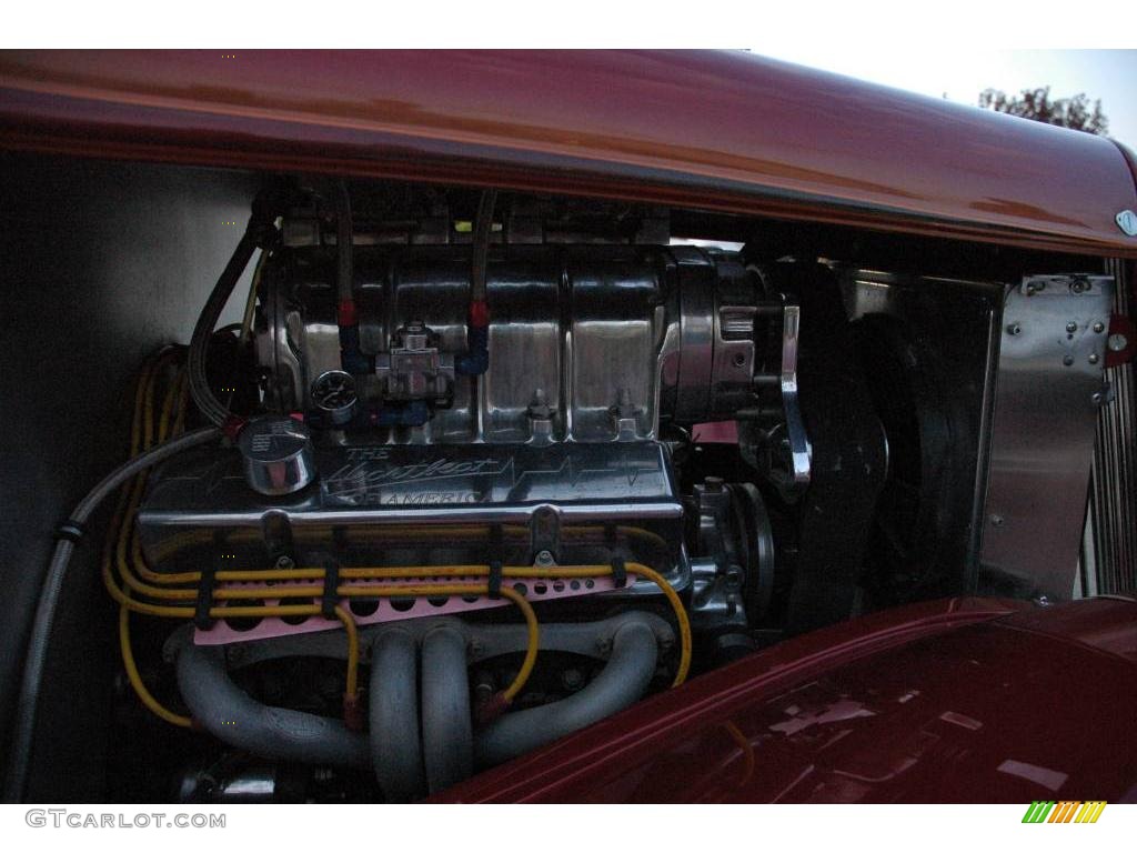 1933 Model B 2 Door Sedan Hot Rod - Red Metallic / Saddle Tan photo #26