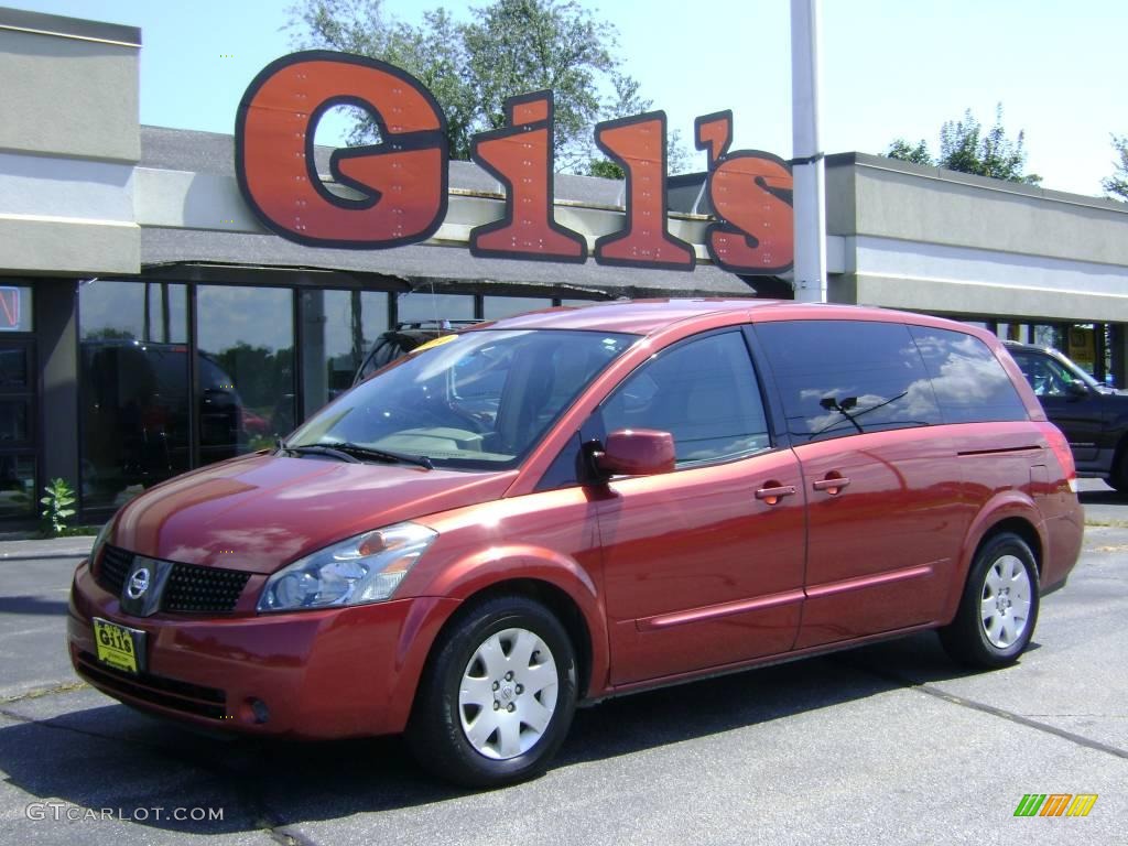 2004 Quest 3.5 S - Autumn Red Metallic / Beige photo #1