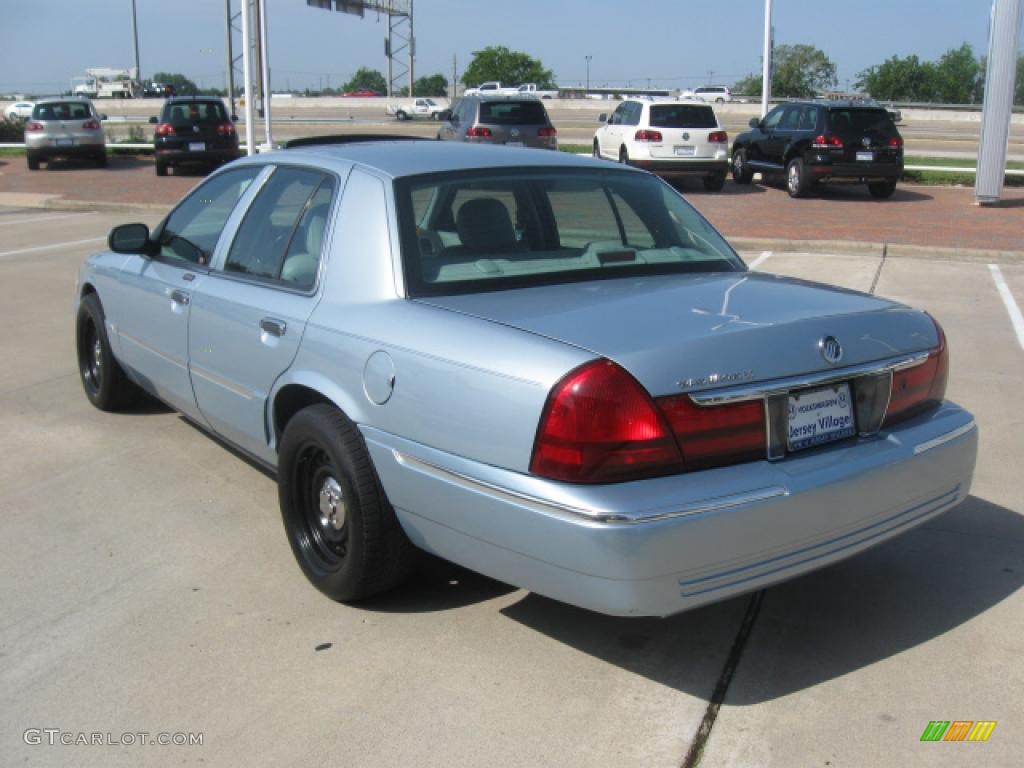 2004 Grand Marquis LS - Light Ice Blue Metallic / Light Flint photo #8